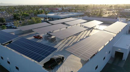 Carport Structure Solar System